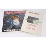 2 x Iron Maiden Tour Programmes & Ticket Stubs. The Beast On The Road (82) & World Piece Tour 83.