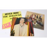 3 x Punk LPs. Sid Vicious - Sid Sings,Virgin V 2144. Sex Pistols (2) Never Mind The Bollocks, Virgin