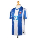 Ed Sheeran's football shirt, Hartlepool United FC, Sheeran 9 to the back, size S . All of the Ed