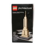 Ed Sheeran's Lego Empire State Building Architecture set, 21027, boxed. All of the Ed Sheeran