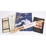 Fleetwood Mac interest, a pair of signed drumsticks, signed Mick Fleetwood, a signed Fleetwood