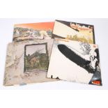 4 x Led Zeppelin LPs. 1, Atlantic K 40031 stereo. 11, Atlantic K 40037 stereo. 111, Atlantic 2401012