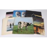 6 x Pink Floyd LPs. Atomic Heart Mother, Animals, Wish You Were Here, Dark Side Of The Moon, The