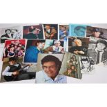 15 autographs of various male artists, mostly on 10x8” photos with Certificates of Authenticity to