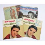 Four collectable Elvis Presley 7” RCA EPs “Touch of Gold, Peace In The Valley, and King Creole