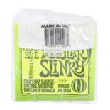 Ed Sheeran's guitar strings, Regular Slinky, an opened multi pack. All of the Ed Sheeran