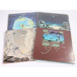 4 x YES LPs, Fragile, Relayer, Tales From The Topographical Ocean, Yessongs.