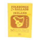 Ed Sheeran's used copy of Folksongs & Ballards Popular in Ireland, Volume 2, printed by Ossian.