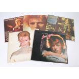 5 x David Bowie LPs. Space Oddity RCA LSP-4183 with inner sleeve. Young Americans RCA RS1006.