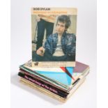 Bob Dylan Sheet Music Books (qty) plus Various Folk. Highway 61 Revisited, A Collection. A Folio