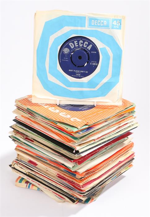 Large Collection Of 1960s 7" Singles (approx 60) to include The Beatles, The Yardbirds, The Animals,