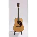 Ed Sheeran's custom made Prototype Martin & Co played guitar, the neck block with Martin & Co Est