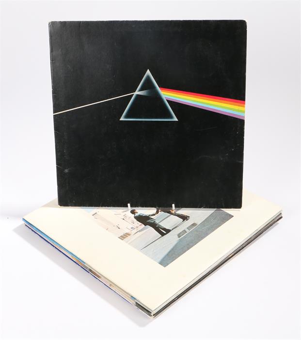 6 x 1970s LPs. Pink Floyd (2) Dark Side Of The Moon, Wish You Were Here (with postcard). Wings (2)