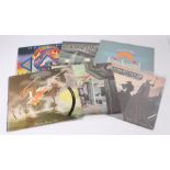 6 x Hawkwind LPs - Zones, Road Hawks, Hall Of The Mounted Grill, Church Of, Masters Of The Universe,