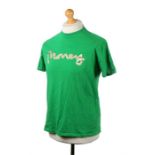 Ed Sheeran's t-shirt, in green with the gold text Money, size M. All of the Ed Sheeran Collection