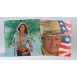 2 x LP', John Wayne, America why I love her and Linda Carter, (2)