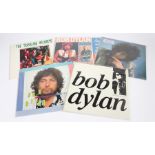 5 x Bob Dylan LPs. Press Conference, Sydney & London 1986. Empire Burlesque Outtakes. Seven Days -