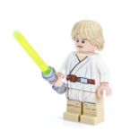 Ed Sheeran's Lego Star Wars figure, Luke Skywalker, green light saber. All of the Ed Sheeran