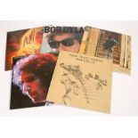 5 x Bob Dylan LPs. At Budokan CBS/Sony 40AP 1100 1, 2 x LP, gatefold sleeve with poster & booklet.