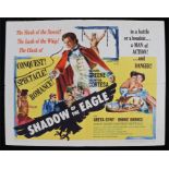Shadow of the Eagle film poster, Richard Greene, Valentina Cortesa, 71cm x 56cm