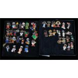 Collection of 45 Robertson's jam golly pin badges, various examples to include Cowboy, The Services,