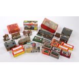 Hornby, Triang and other OO gauge track, buildings and accessories (qty)