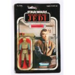 Kenner General Madine, Star Wars, Return of the Jedi, upon a 77 punched card back