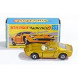 Matchbox Linsey Superfast diecast boxed model vehicle, No 33 Lamborghini Mura P400