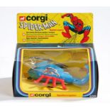 Corgi Spider-Man boxed toy, Spidercopter 928, boxed