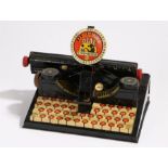MAR de-luxe dial toy typewriter, made in U.S.A, 28cm wide