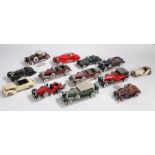Collection of Franklin Mint model cars, to include 1935 Mercedes Benz 500K, 1935 Auburn Boattail