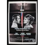 WUSA film poster, Paul Newman, Joanne Woodward, Anthony Perkins, 69cm x 102cm