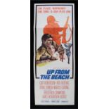 Up from the Beach film poster, Cliff Robertson, Red Buttons, Irina Demick, Marius Goring, 36cm x