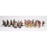 The Tower of London Pewter Chess Set, by Charles Stadden, 1978, set no. 47 from a limited edition of