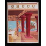 Greece Crete poster, H Perakis-Theocharis Grece Crete-Palais De Cnossos, 60cm x 80cm