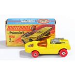 Matchbox Linsey Superfast diecast boxed model vehicle, No 1 Mod Rod