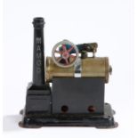 Mamod stationary engine, with brass boiler 14cm wide, 15.5cm high