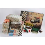Scalextric set '50' housed in original box, together with a quantity of additional track,