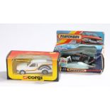 Corgi Ford Escort, 503, boxed, together with a Matchbox Superkings K-70 Porsche Turbo, boxed, (2)