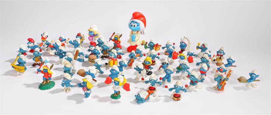 Collection of smurf toys (qty)
