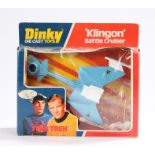 Dinky Diecast Star Trek toy, Klingon Battle Cruiser, 357, 1977, boxed