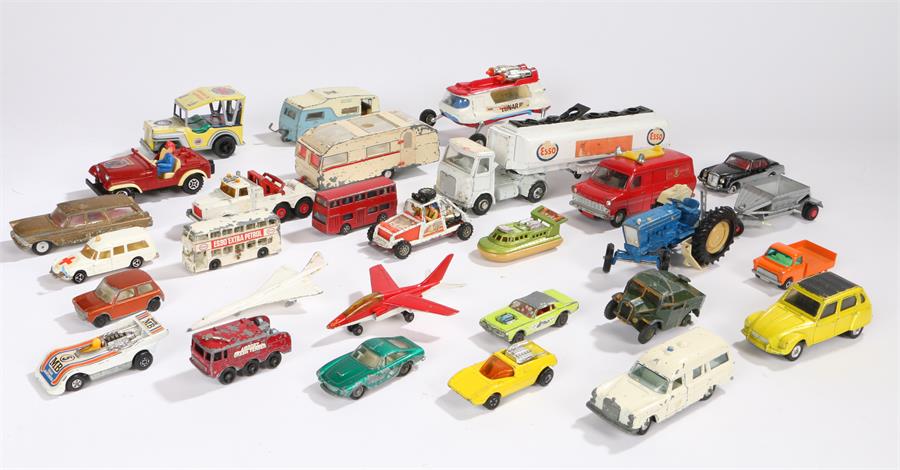 Collection of loose Dinky, Lesney, Matchbox and Corgi toys (qty)