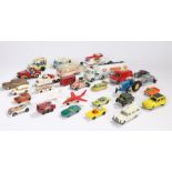 Collection of loose Dinky, Lesney, Matchbox and Corgi toys (qty)