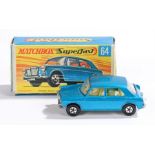 Matchbox Linsey Superfast diecast boxed model vehicle, No 64 MG 1100