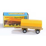 Matchbox Linsey Superfast diecast boxed model vehicle, No 2 Mercedes Trailers