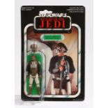 Palitoy Lando Calrissian (Skiff Guard Disguise), Star Wars, Return of the Jedi, 1984, upon a 65 back