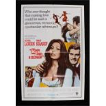 More Than a Miracle film poster, Sophia Loren, Omar Sharif, 69cm x 104cm