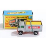 Matchbox Linsey Superfast diecast boxed model vehicle, No 11 Scaffolding Truck