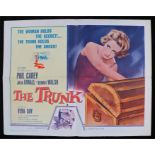The Trunk film poster, Phil Carey, Julia Arnall, Dermot Walsh, 71cm x 56cm