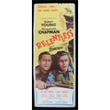 Relentless film poster, Robert Young, Marguerite, 36cm x 91cm